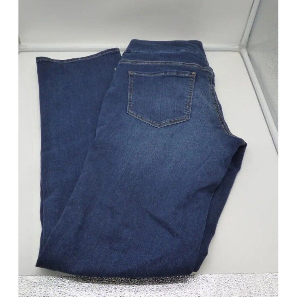 JAG Jeans Paley Pull-On Bootcut Jeans, Size 6, Dark Wash - Picture 4 of 11